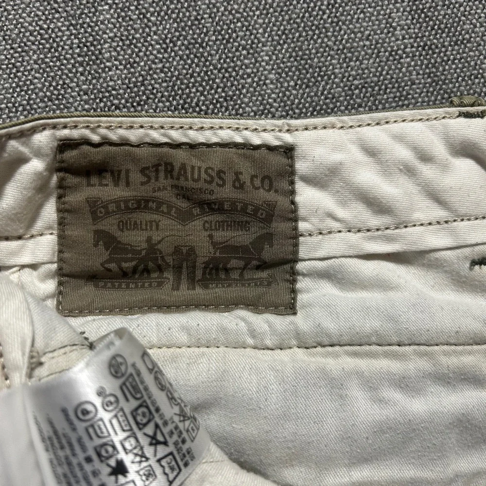 Levi's Cargo Pants Mens 38x32 Olive Green Straight Leg Utility Cotton